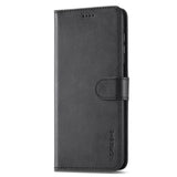 EIDERWOOD Samsung Galaxy S23 FE Faux Leather Flip Case with Stand & Wallet - Black