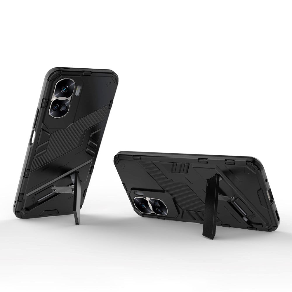 Honor 90 Lite Hybrid Tough Case with Kickstand - Black