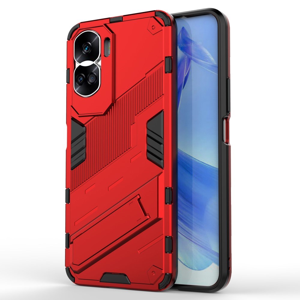 Honor 90 Lite Hybrid Tough Case with Kickstand - Red