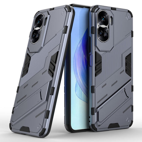 Honor 90 Lite Hybrid Tough Case with Kickstand - Grey