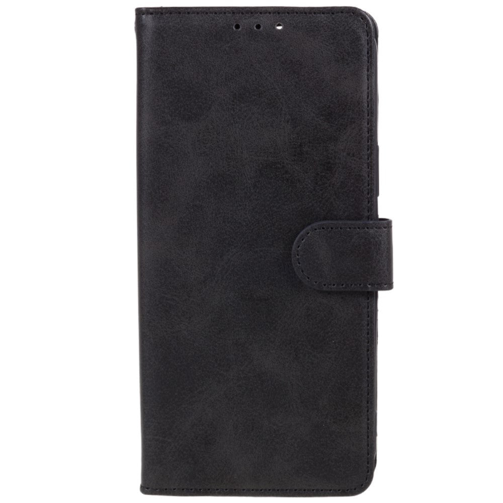 Samsung Galaxy M34 (5G) / F34 (5G) Leather Case with Wallet and Strap - Black