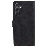 Samsung Galaxy M34 (5G) / F34 (5G) Leather Case with Wallet and Strap - Black