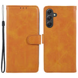 Samsung Galaxy M34 (5G) / F34 (5G) Leather Case with Wallet and Strap - Brown