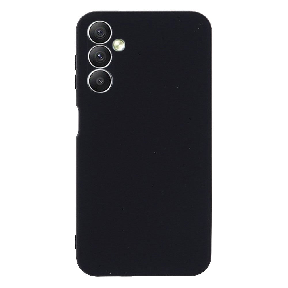 Samsung Galaxy M34 (5G) / F34 (5G) Liquid Silicone Case w. Strap - Black