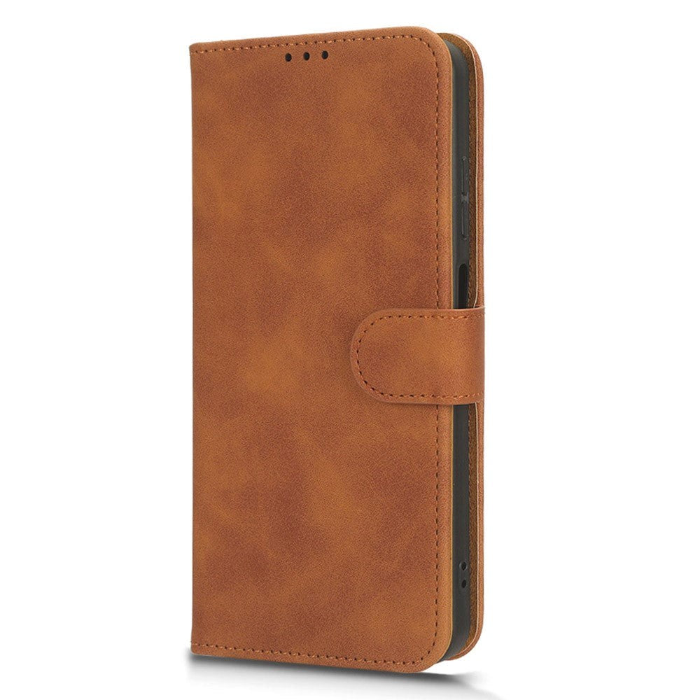 Nokia G42 Leather Case w. Wallet & Stand Function - Brown