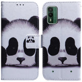 Nokia XR21 Leather Wallet Case w. Print - Panda