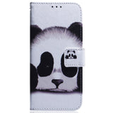 Nokia XR21 Leather Wallet Case w. Print - Panda