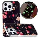 iPhone 15 Pro Luminescent Flexible Case of Plastic w. Print - Flowers