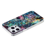 iPhone 15 Pro Luminescent Flexible Case of Plastic w. Print - Mandala