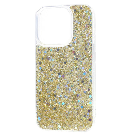 iPhone 15 Pro Glitter Case - Gold