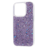 iPhone 15 Pro Glitter Case - Purple