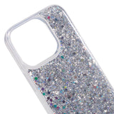 iPhone 15 Pro Glitter Case - Silver