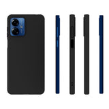 EIDERWOOD Motorola Moto G14 Matte Flexible Plastic Case - Black
