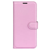 Samsung Galaxy M34 (5G) / F34 (5G) Litchi Leather Case w. Wallet - Baby Pink