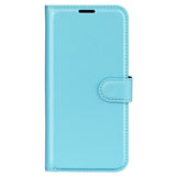 Samsung Galaxy M34 (5G) / F34 (5G) Litchi Leather Case w. Wallet - Light Blue