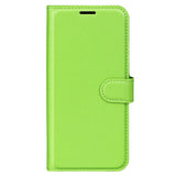 Samsung Galaxy M34 (5G) / F34 (5G) Litchi Leather Case w. Wallet - Green