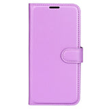 Samsung Galaxy M34 (5G) / F34 (5G) Litchi Leather Case w. Wallet - Purple