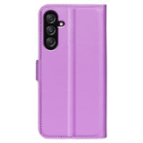 Samsung Galaxy M34 (5G) / F34 (5G) Litchi Leather Case w. Wallet - Purple