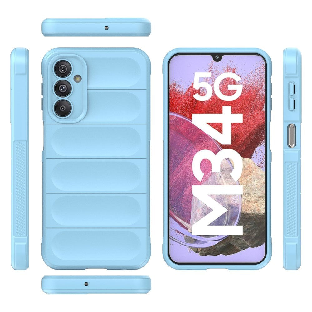 Samsung Galaxy M34 (5G) / F34 (5G) Flexible Plastic Case - Light Blue