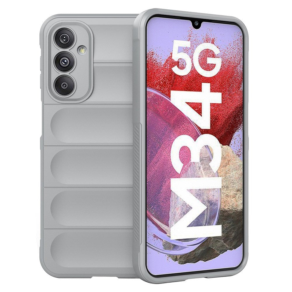 Samsung Galaxy M34 (5G) / F34 (5G) Flexible Plastic Case - Light Grey