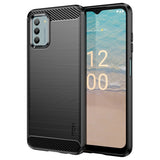 Nokia G42 Brushed Carbon Fiber Plastic Case - Black