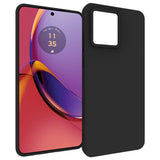 Motorola Moto G84 Matte Flexible Plastic Case - Black