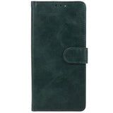 Motorola Moto G84 Leather Case with Wallet and Strap - Green