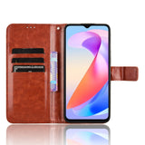 EIDERWOOD Honor X6a Faux Leather Flip Case with Strap - Brown