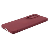 Honor 90 Flexible Plastic Case - Wine Red