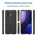 Motorola Edge 40 Neo Rugged Shield Case - Black