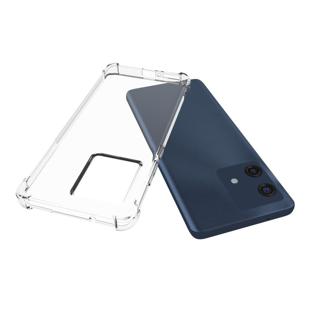 Motorola Edge 40 Neo Shockproof Flexible Plastic Case - Transparent