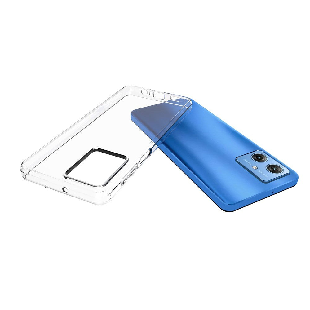 Motorola Moto G54 Flexible Plastic Case - Transparent