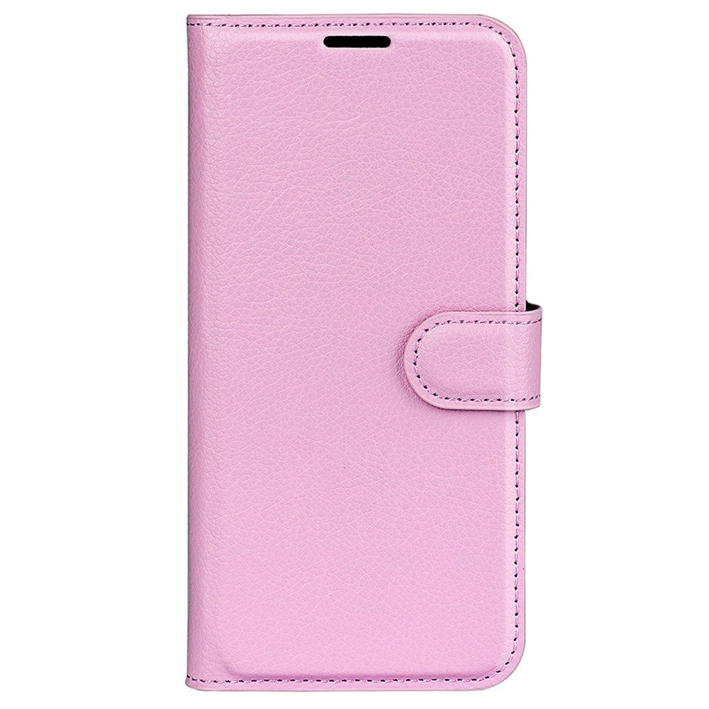 Samsung Galaxy A25 (5G) Litchi Læder Leather Case w. Wallet - Pink