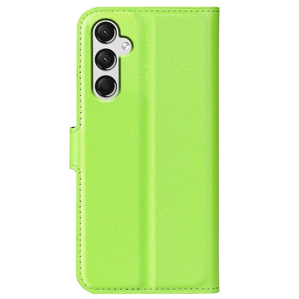 Samsung Galaxy A25 (5G) Litchi Læder Leather Case w. Wallet - Green