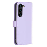 Samsung Galaxy S24+ (Plus) Faux Leather Flip Cover with Stand Function & Card Holder - Light Purple