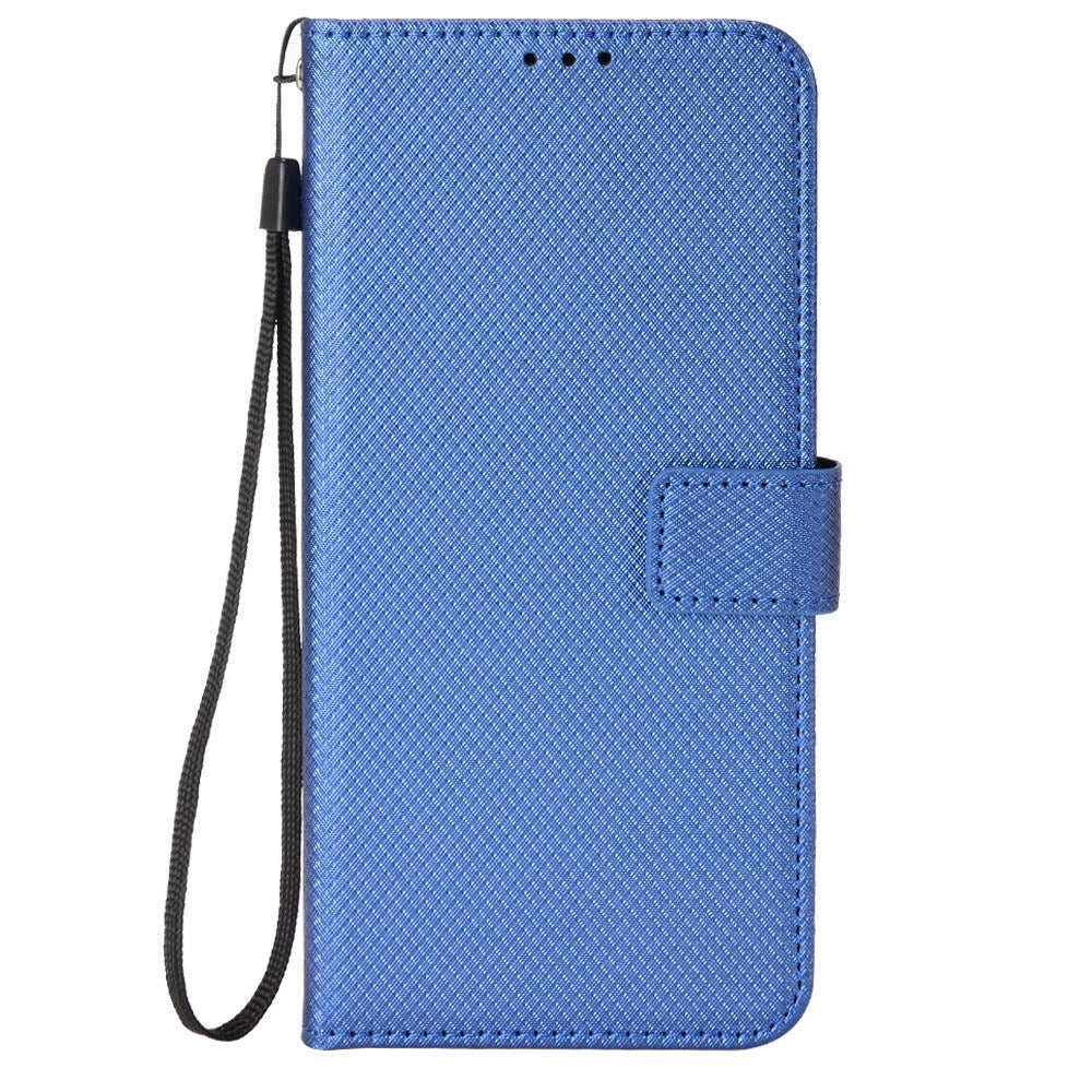 EIDERWOOD Xiaomi Redmi Note 13 Pro (5G) / Poco X6  Leather Flip Case w. Strap & Texture - Blue