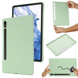 EIDERWOOD Samsung Galaxy Tab S10 FE / S9 FE Lined Silicone Case - Green