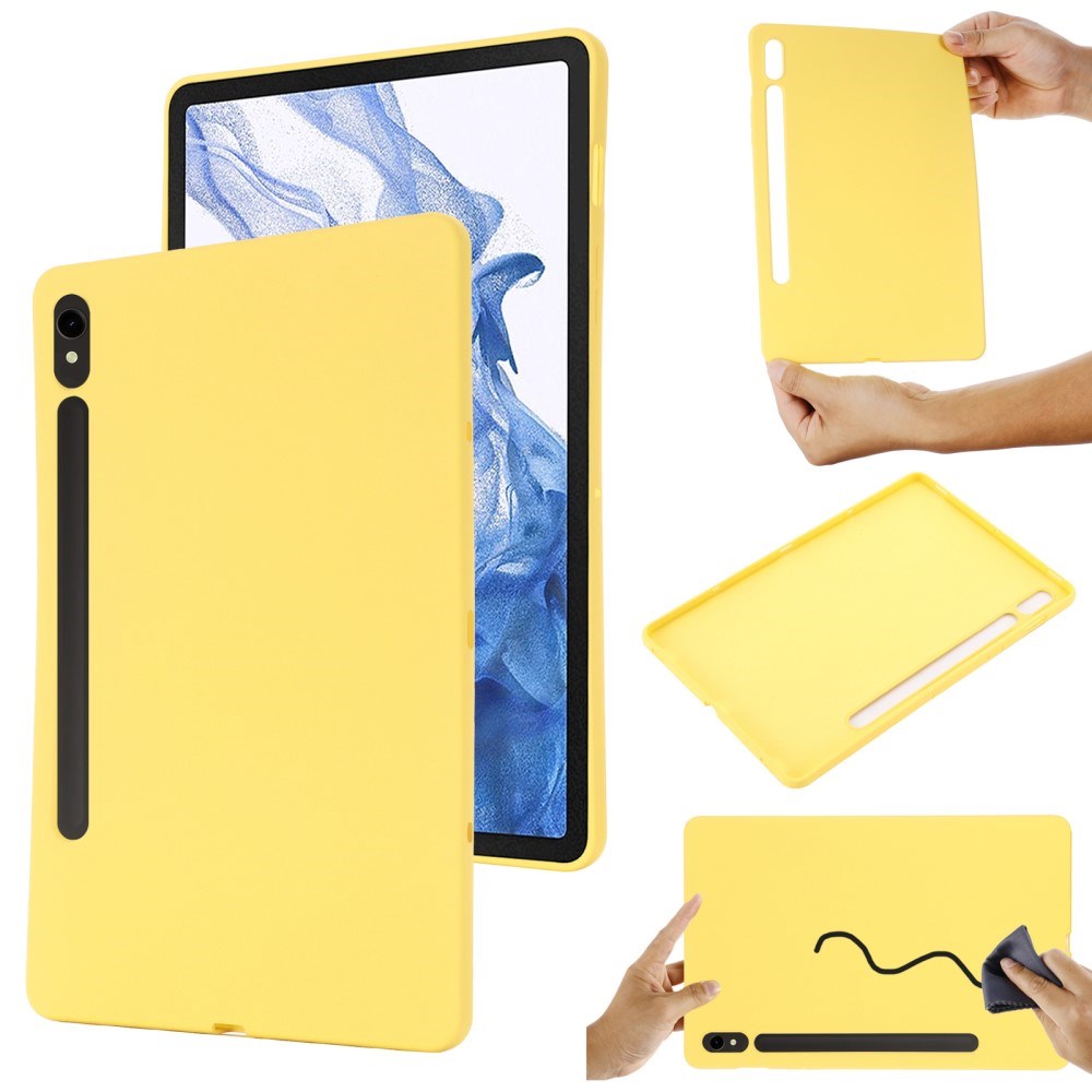 EIDERWOOD Samsung Galaxy Tab S10 FE / S9 FE Lined Silicone Case - Yellow