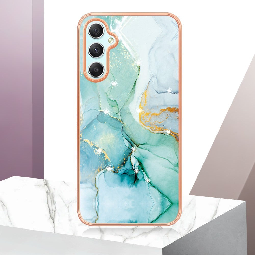 Samsung Galaxy A25 (5G) Hybrid Plastic Case - Green Marble