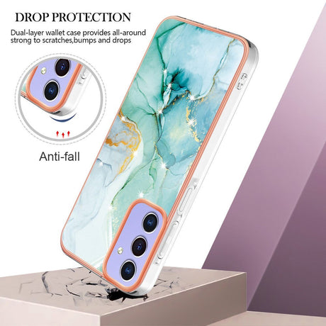 Samsung Galaxy A15 (5G) / A15 Hybrid Plastic Cover - Green Marble