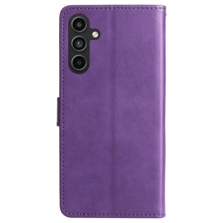 Samsung Galaxy A15 (5G) / A15 Artificial Leather Flip Case w. Wallet - Purple