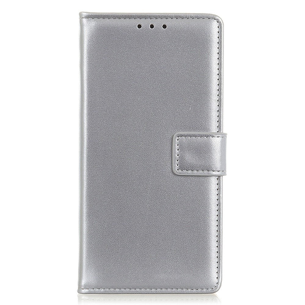 Xiaomi 14 Leather Wallet Case & Kickstand - Silver