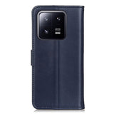 Xiaomi 14 Leather Wallet Case & Kickstand - Blue