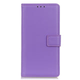 Xiaomi 14 Leather Wallet Case & Kickstand - Purple