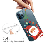 iPhone 15 Pro Flexible Plastic Christmas Case - Santa Claus