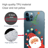 iPhone 15 Pro Flexible Plastic Christmas Case - Santa Claus