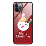 iPhone 15 Pro Christmas Case w. Back Glass - Snowman