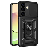 Samsung Galaxy S24 Tough Case w. Magnetic Kickstand & Cam Slider - Black