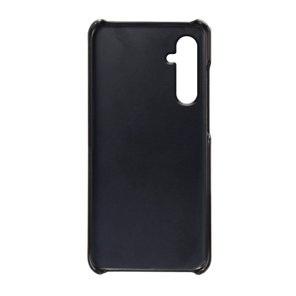 EIDERWOOD Samsung Galaxy S23 FE Leather Coated Plastic Case with Card Holder - Black