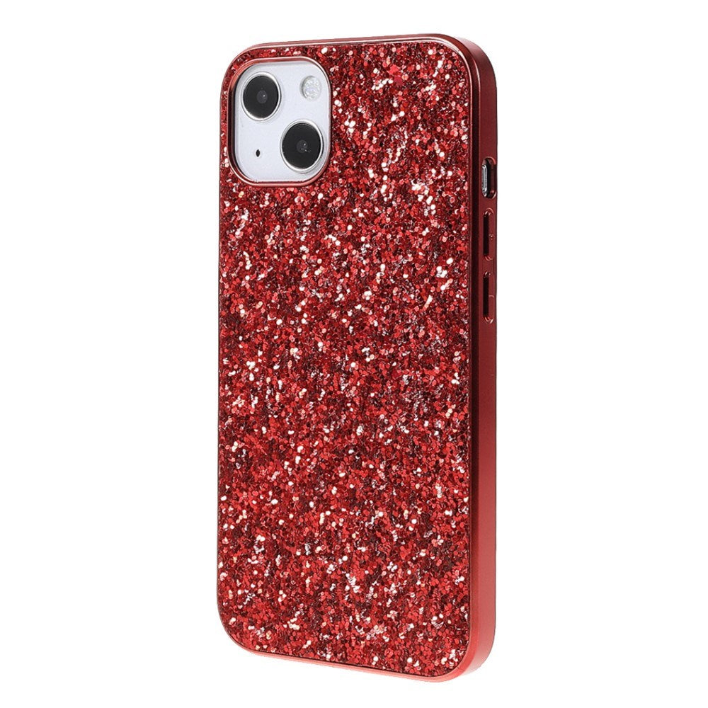 EIDERWOOD iPhone 14 Glitter Hybrid Case - Red